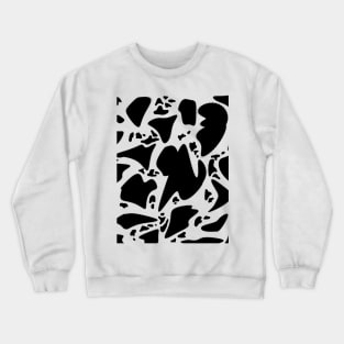 Splotchy inkblot cowprint pattern Crewneck Sweatshirt